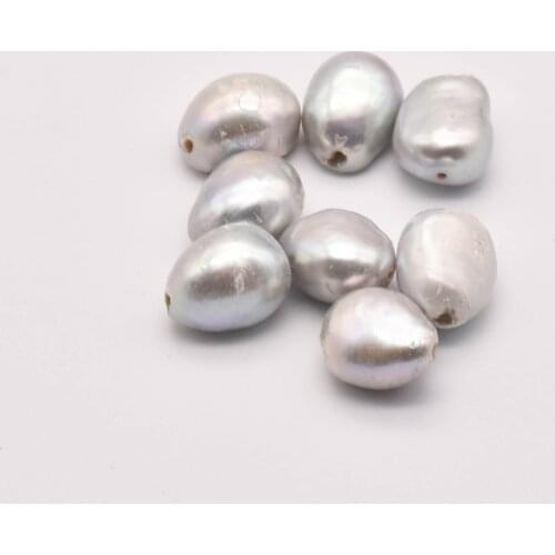 5Pcs/Lot 12mm*11mm Natural Baroque Pearl Jewelry Components Earring Making Supplies Earring Charms Pearl Earrings JA0038