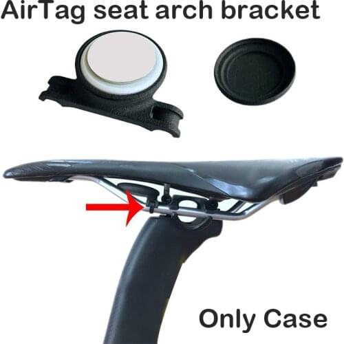 AirTag Bike Mount Bicycle saddle Mount Bike Loss Prevention Stem Road GPS Keychain Locator Tracker smart cover