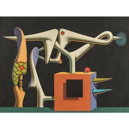 Free shipping Black and white street view Modern abstract decorative painting Wall Decorations For bed Room