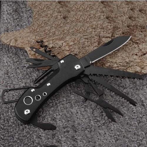 Free Shipping Multifunctional Knife Folding Military Outdoor Emergency EDC Tool Fruit Knife P1-1018