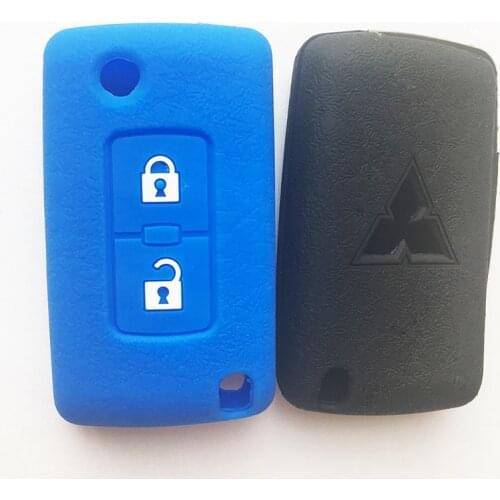 Car Key Cover For Mitsubishi PAJERO 2020 Silicone Key Case For Mitsubishi Outlander 3 Pajero Sport Outlander 3 Key Case Cover