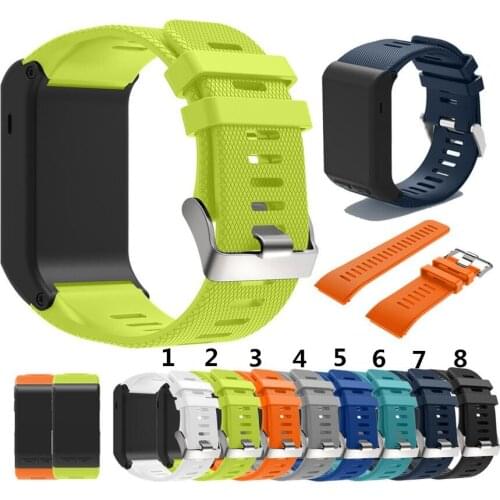 DHL 100pcs For Garmin vivoactive HR Silicone Smart Watch Band Wrist Strap Bracelet Adjustable Stylish Replacement Band Accessory