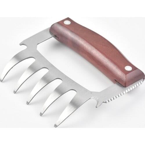 Meat Shredder Claws Multifunctional BBQ Meat Cutter Stainless Steel Bear Claws
