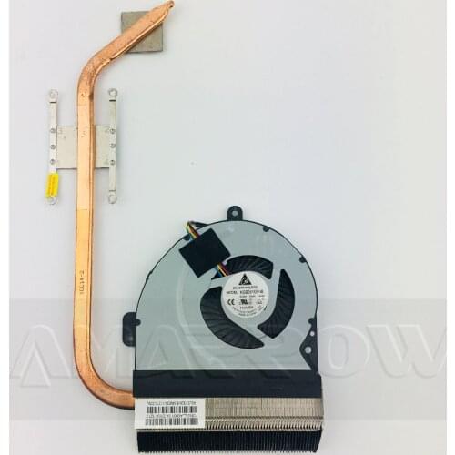 Original For asus laptop heatsink cooling fan cpu cooler X54C K54C A54C X54H X54L CPU heatsink Fan+brass radiator 13GN7B1AM010