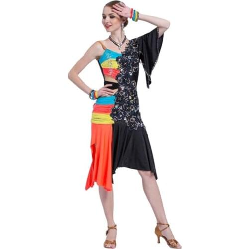 L-17213 new Latin dance competition dress adult female high-end customized national standard competition Latin dance dress