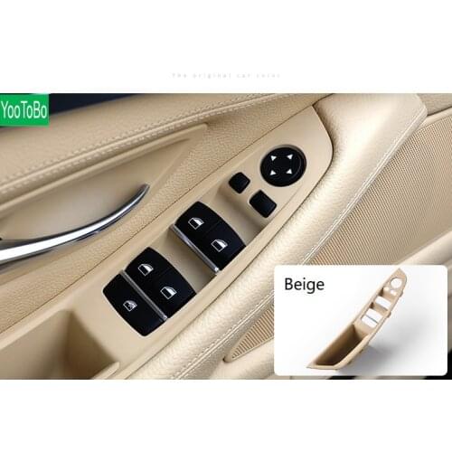 For BMW 5 Series F10 F11 F18 inner handle left front Interior door Armrest panel drivers seat button switch frame storage box
