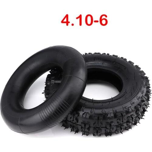 Tire 4.10-6 Tire Inner Tube Outer Tire Suitable For Atv Go Kart Mini Quad 47cc 49cc Snow Motorcycle Tire