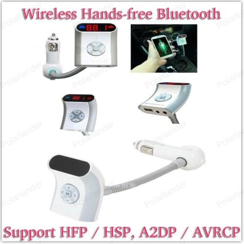 Bluetooth hands-free Bluetooth system Support HFP / HSP, A2DP / AVRCPSupport USB / TF Bluetooth Car Kit