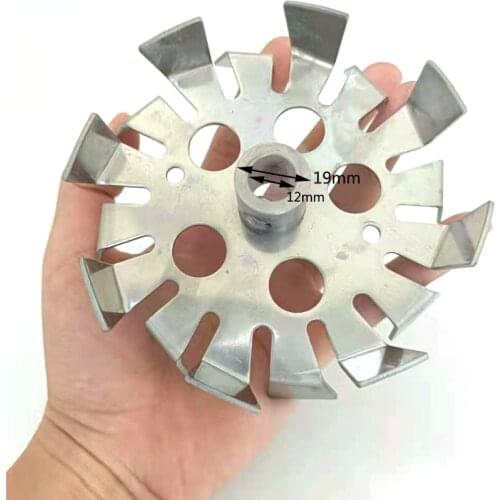 Stainless steel Mix Machine leaves gearwheel Up and down dispersion Stir Paddle Paint Agitator Propeller 12/15mm Inner aperture