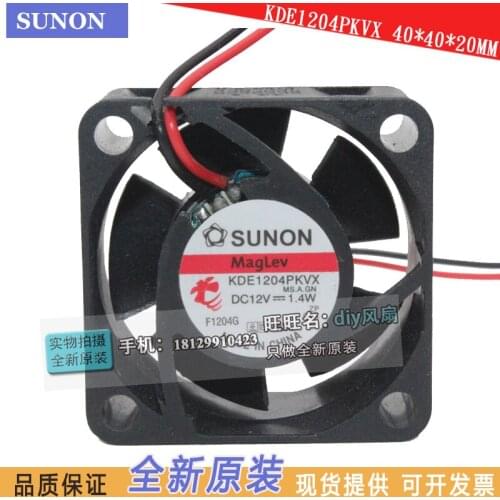 Brand new SUNON KDE1204PKVX 4CM 4020 Maglev silence 1.4W cooling fan