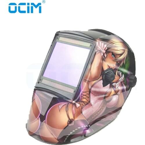 Big Viewing Area 100 x 93 mm Solar Powered Welding Helmet Welding Mask TFM9801350