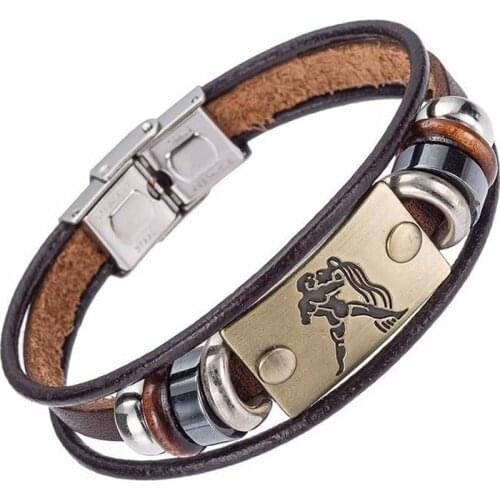 Мужские кожаные браслеты TBJFU China At AliExpress