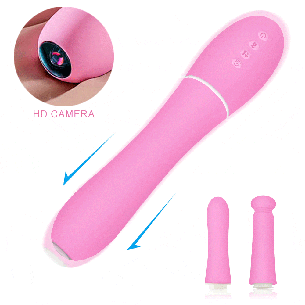 Mobile Phone APP Remote Control Female Vagina Vibrator With Camera Heating Massage Masturbation Device Adult Sex Toy