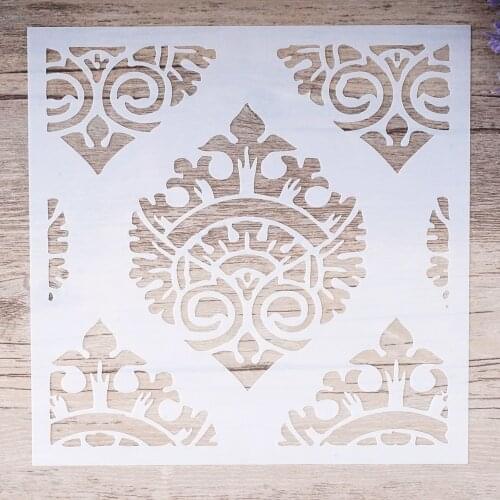 15 cm DIY Craft Layering Damask Stencils For Walls Painting Scrapbooking Stamping Stamps Album Decorative Embossing Paper Cards