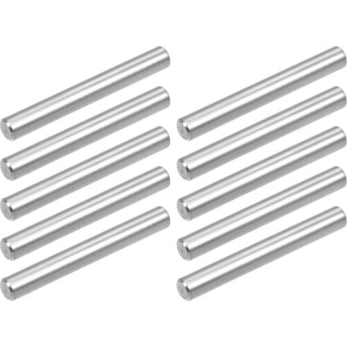 Uxcell 20pcs 10pcs 5mm 6mm Dowel Pin 304 Stainless Steel Shelf Support Pin Fasten Elements 5mm-32mm Cylinder Shape Parallel Pin