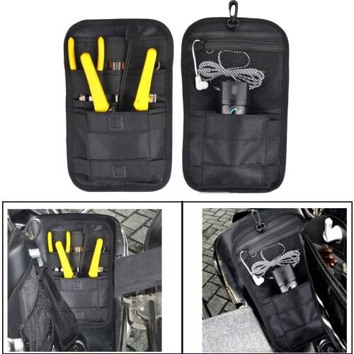 Motorcycle Universal Saddle Storage Tool Bags Small Tools Organizer Bags For Harley Honda Yamaha Suzuki Kawasaki BMW Ducati