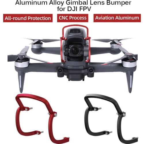 Aluminum Alloy Gimbal Lens Bumper for DJI FPV Combo Top Protection Camera Protective Bars Anti-collision Drone Accessories