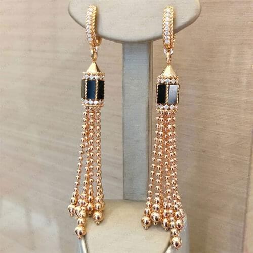 GODKI Famous Brand Yellow CZ Maxi Big Statement Earrings For Women Wedding Party Bohemia pendientes mujer moda 2021