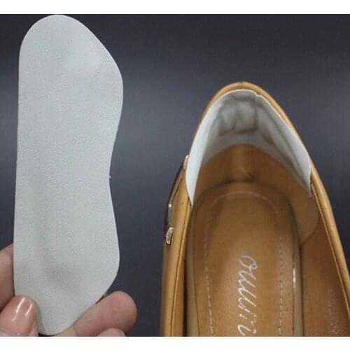 1Pair Foot Care Soft Imitation Leather Heel Protectors Pain Back Heel Pad