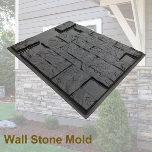 1 Pc Vertical Concrete Stamps Wall Concrete Plaster Garden House Wall Stone Tiles Stone Mold Cement Bricks Maker Mould Retro