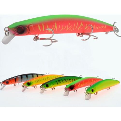 5PCS fishing Fish Big Minnow Crankbait hook Plastic lure baits 15cm/28g