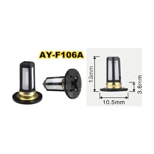 500pieces Top quality fuel injector filter 10.5x3.6 x13mm used for Nissan Tiida 1.8 engine (AY-F106A)