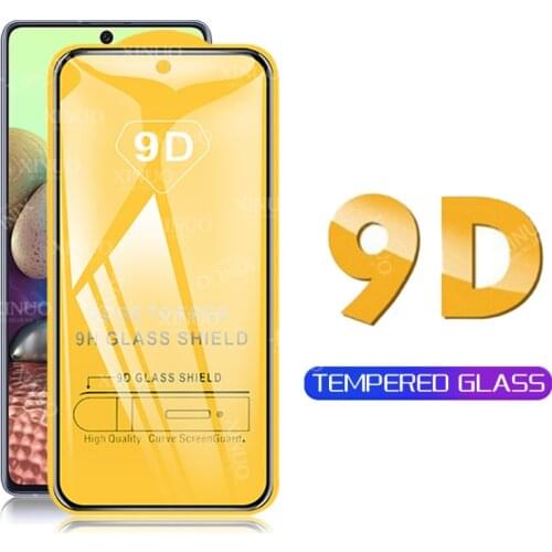 9D protective glas for Samsung A71 A51 5G screen protecor for Samsung Galax A21S A41 A31 A21 A11 A01 A 71 51 Tempered glass film