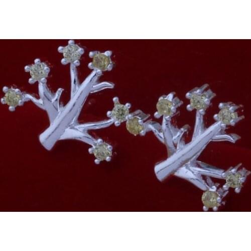 AE615 Trendy wholesale earrings , fashion jewelry , branch /byfakpma bysakpza