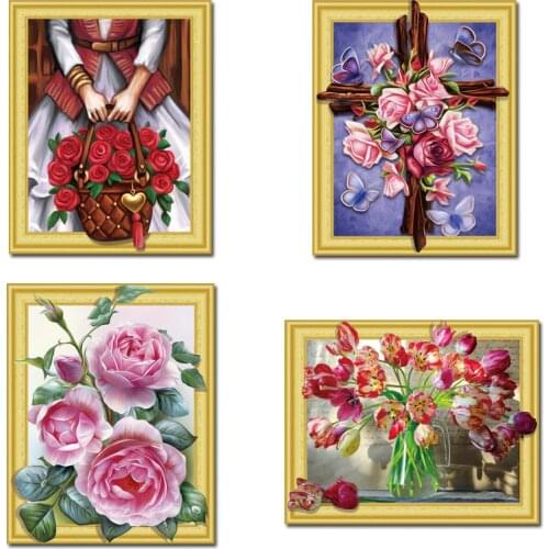High Quality 40*50CM Diamond Embroidery diy diamond Painting Cross Stitch kit with printed frame Home wall Decor gift 3D Effect