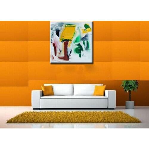 Free Shipping Handpainted Oil Painting on Canvas Modern Wall Art Abstract Room Decorations Best Quality Hang Pictures Best Gift