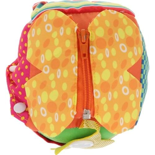 Kids Soft Big Cube Block Learning Dressing Shoelace Lacing Baby Toy Play Fun