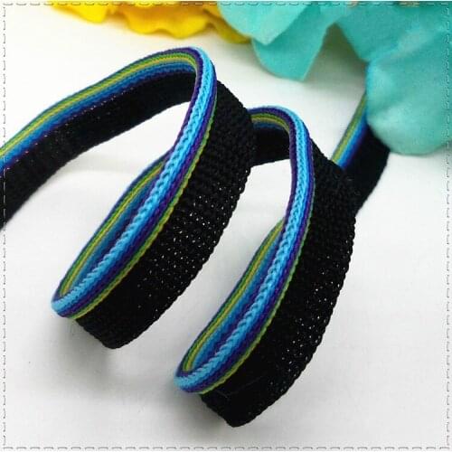 Hot sale 10mm Printed stripe edge grosgrain ribbon DIY handmade Clothing decoration materials backpack accessories (1 meter/lot)