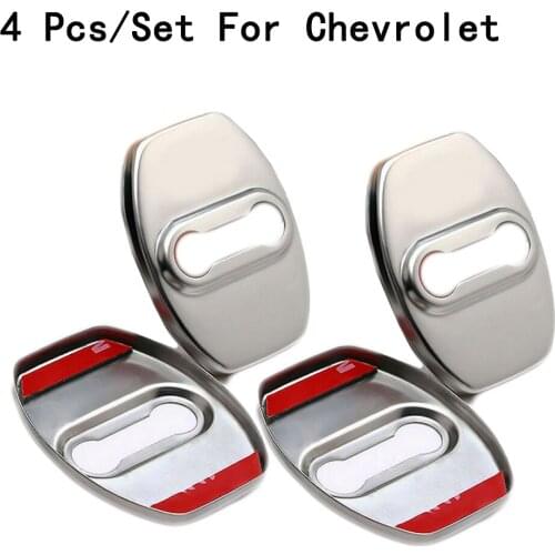 Door Lock Cover Only For CRUZE/MALIBU TRAX AVEO SAIL EPICA AVEO LOVA/CAPTIVA Malibu xl Stainless Steel Modification New Buckle