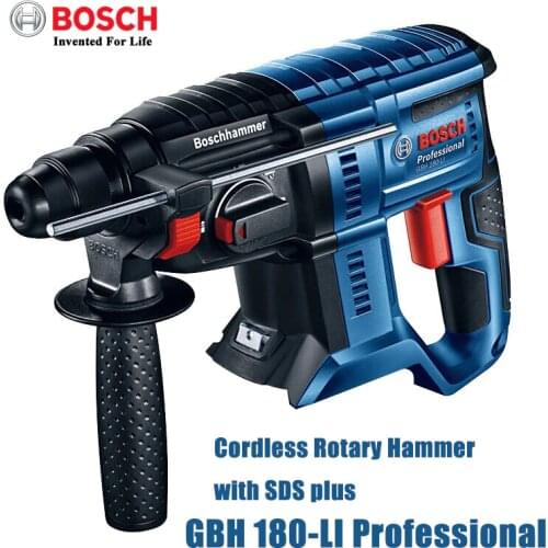 BOSCH Lithium Brushless Hammer GBH 180-LI 18V Multifunctional Cordless Electric Hammer Impact drill Electric Drill (bare metal)