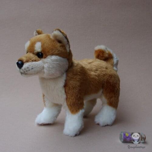 Stuffed Animals Toy Akita Dog Doll Kids Gifts Toys Plush Simulation Stand Dogs