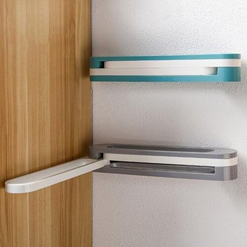 Folding Slippers Holder Shoes Hanger Self Adhesive Storage Towel Racks Bathroom Slippers Rack Wall Mounted Shoe Organizer Rack