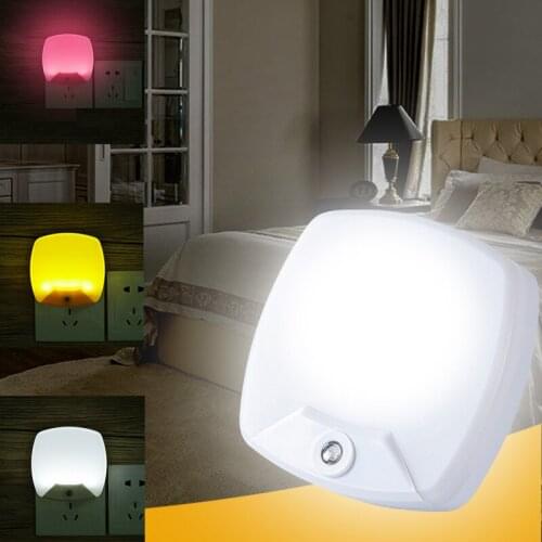 AC Power Night Light Smart Led Sensor Light Control Baby Lamp Night Lights Wall Light Luminaria For Bedroom Babyroom Home Decor