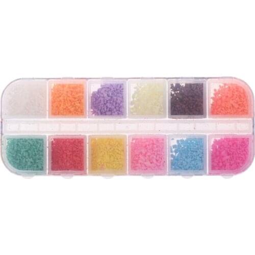 Slime Slime Beads Box Fruit Slice Sprinkles Slime Filler For Handgum Foam Fluffy Slime Clay Mud DIY Supplies Decoration Toys