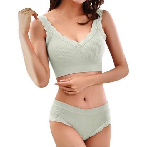 New Half Cup Bra Lace Push Up Bra Womens Plain Color Sexy Lace Bra Set Underwire Detachable Padded Female Underwear Set
