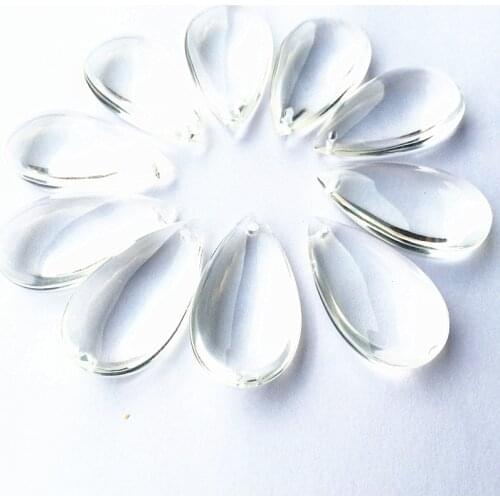 Wholesale Price, Free Shipping 100pcs/lot,38mm Clear Color Crystal Chandelier Oval Droplet Prism, crystal Chandelier parts