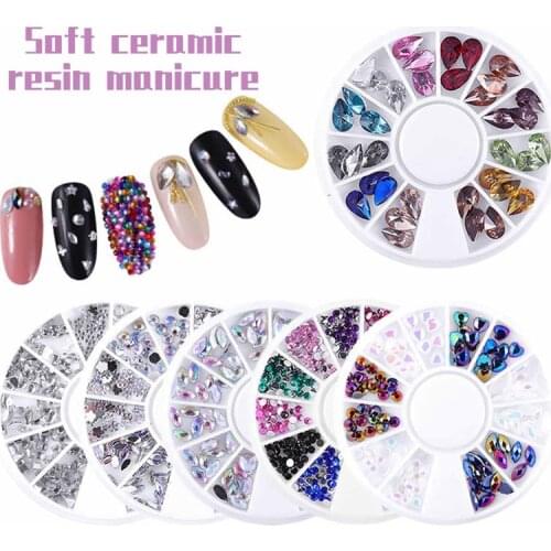 1 Box Mix Color Nail Art Decoration Flower Fruit Slice Design Nail Patch Resin Nail Art Decorations For Women DIY Nail Art