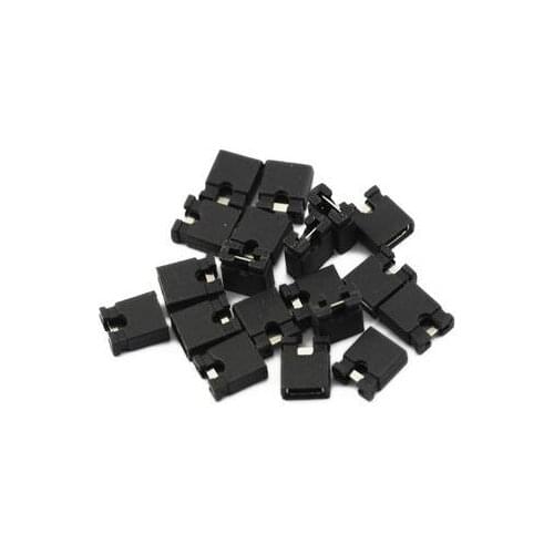 100PCS Pitch 2.0mm Pin Header Shorting Cap Jumper Cap Short Block Black