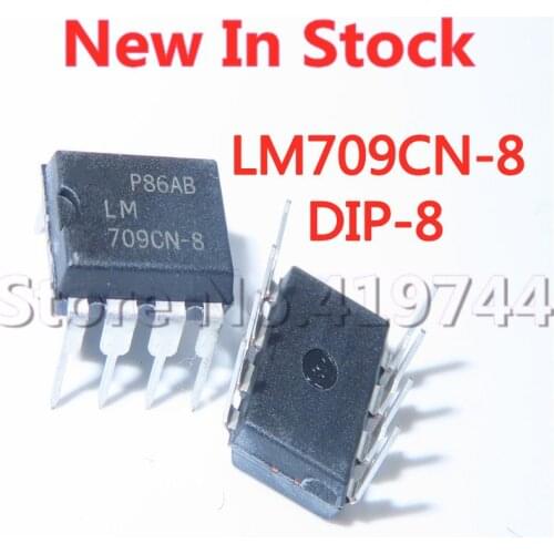 5PCS/LOT LM709CN-8 LM709 LM709CN DIP-8 operational amplifier In Stock New Original