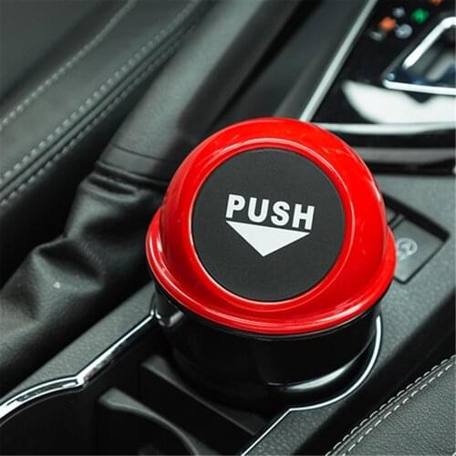 Car Trash Can Creative Portable Mini Cute Car Trash Can Storage Box Bin with Spring Cover 2020