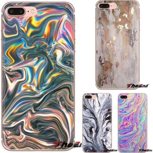 For Huawei Mate 7 8 9 10 20 30 40 Lite Pro P Smart 2018 2019 Plus G7 G8 Grunge art marble paint Accessories Phone Cover Bag