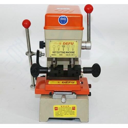 Defu DF368C vertical key machine drilling and slot milling machine rechargeable model with key