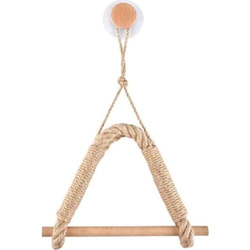 HOT-Hemp Rope Toilet Paper Holder Retro Industrial Wall-Mounted Towel Rack for Home Bathroom Decoration Toilet Paper Stand