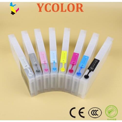 For Epson stylus pro4800 refillable ink cartridge with Epson 4800 chips