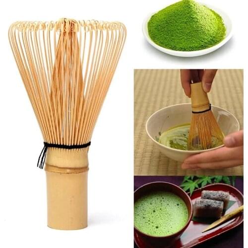 Justdolife Matcha Whisk Bamboo Hooked Manual Long Handle Matcha Stirrer Green Tea Whisk Japanese Bamboo Matcha Whisk