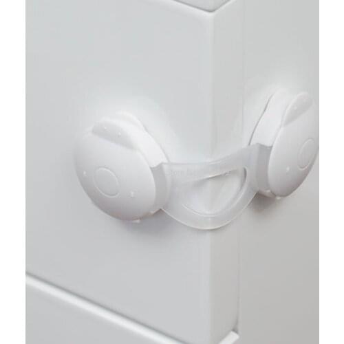 4pc Plastic Cabinet Lock Child Safety Baby Protection From Children Safe Locks for Refrigerators Baby Security Drawer Latches